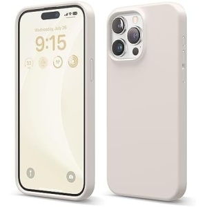 elago Compatible with iPhone 15 Pro Max Case, Liquid Silicone Case, Full Body