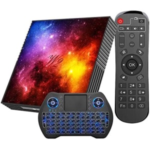 Android TV Box 4GB RAM 128GB ROM Upgraded W2 Mali-G31 2.4G/5G Dual WiFi